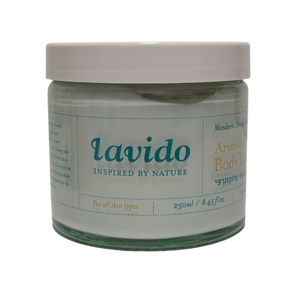 Lavido - Natural Aromatic Body Lotion | Clean, Non-Toxic Skincare (Mandarin, Ora